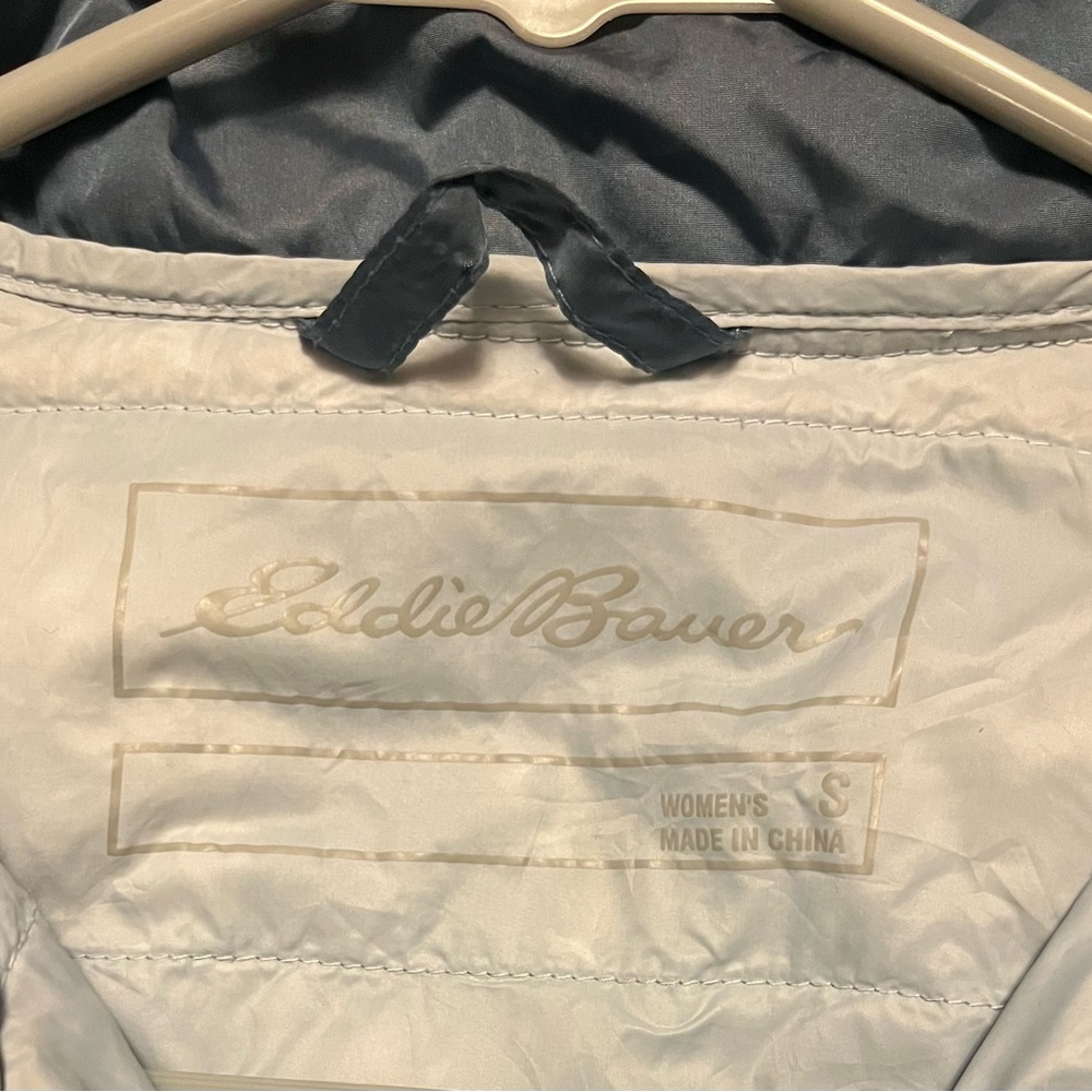 Preowned Eddie Bauer Down Puffer Jacket EB650 Full Zip Women’s S - Picture 2 of 10